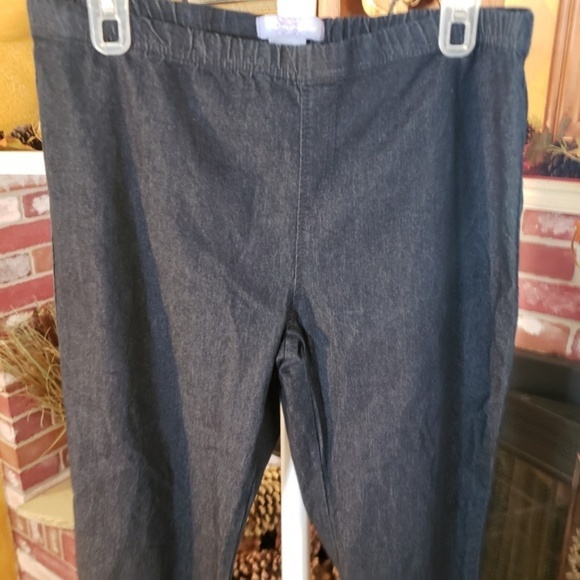 HARMONY & VINE DENIM LEGGINGS L - Picture 3 of 7